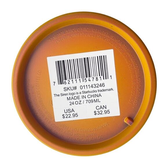 Starbucks NWT Gradient Grid Cold Cup - Pride 2023 Tim Singleton - 24 oz 709 ml - Picture 10 of 13